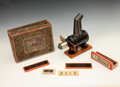 Collection of Toys - Laterna Magica, unknown artist, circa 1880, Kiscell Museum