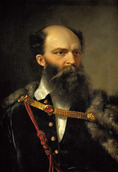 Municipal Collection - Miklós Barabás: Portrait of Lajos Batthyány, circa 1847, Kiscell Museum