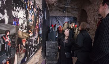Opening of the exhibition Fekete Lyuk - The Edge of Hell. Photo: Tamás Millok